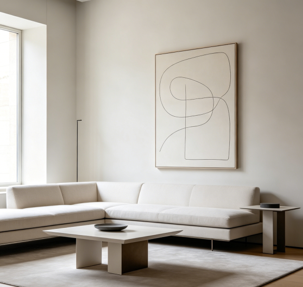 Modern Line Art Wall Decor Set